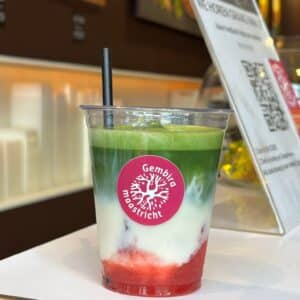 Aardbei matcha
